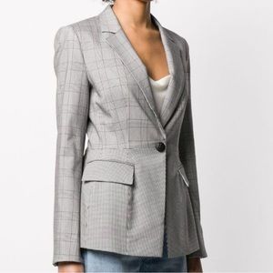 Veronica Beard Suri Plaid Dickey Blazer